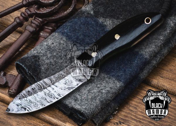 BMK-107 Jaguar Hunting Handmade damascus knives fixed blade knife