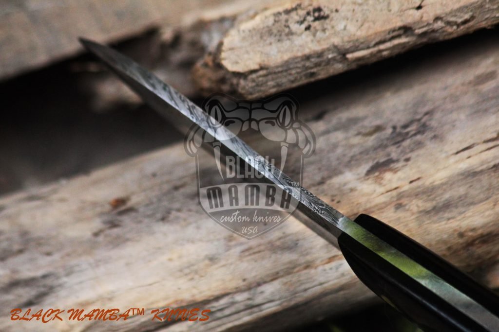 BMK-107 Jaguar Knife 7.5″ Long 3 “Blade ” 6oz Hunting Fixed Blade Damascus Knife Black mamba Hand Made World Class knives … - Image 5