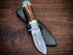 Persian Yuma – Damascus Hunting Knife, 9" Overall | BMK-111