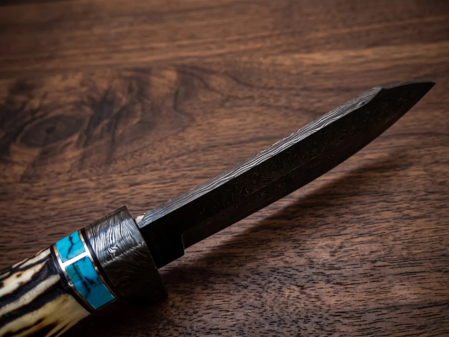 Persian Yuma - Damascus Hunting Knife, 9″ Overall | BMK-111 - view 7