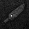 Bmk-223 Camping Hunting Damascus Knife Best For Hunter Handmade Damascus Steel Knife With Leather Handle USA Made Gift For Him - Image 4