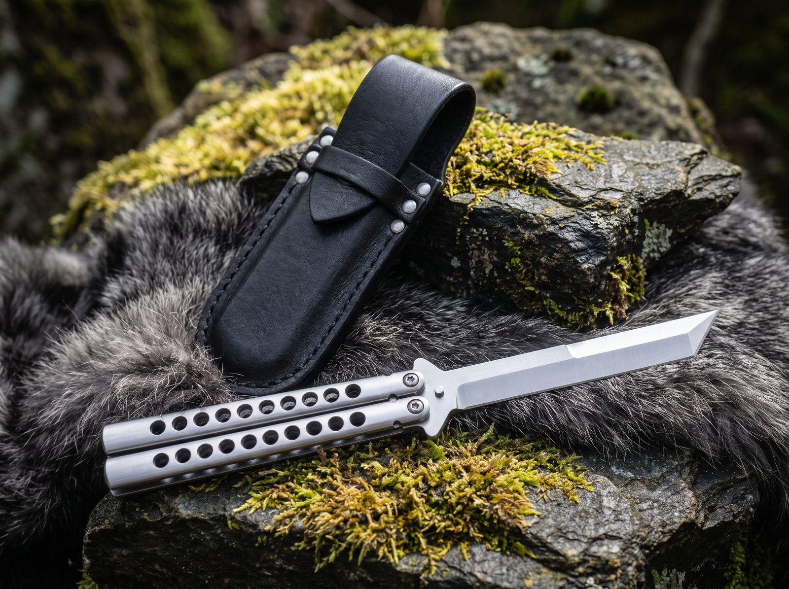 Brown Argus D2 Tool Steel Filipino Balisongs Butterfly Knife Black Mamba World Class Knives | BMK-405 - Image 6