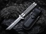 Brown Argus D2 Tool Steel Filipino Balisongs Butterfly Knife Black Mamba World Class Knives | BMK-405