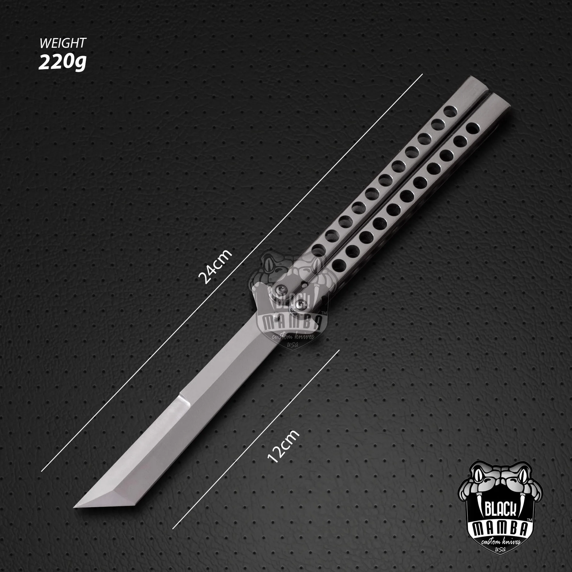 Filipino Balisong Butterfly Knives – Set of 4, High-Carbon Steel - view 6