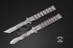 Hairstreak - Filipino Balisong Butterfly Knife, 12cm Blade (Set of 2)