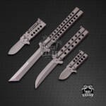 BMK-575 Lots of 4 High Carbon Filipino Balisongs butterfly Trainer Practice Knife Black Mamba world class Knives