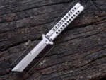 Stainless Steel Balisong – hand-forged by Black Mamba Knives, made in the USA