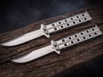 Silver-spotted – Filipino Balisong Butterfly Knife, 12cm Blade