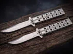 Silver-spotted – Filipino Balisong Butterfly Knife, 12cm Blade