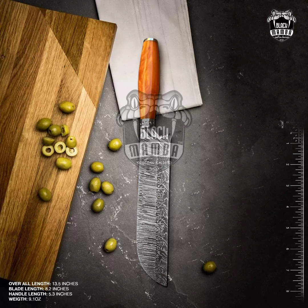 Molly - Damascus Chef Knife, 13.5″ Overall