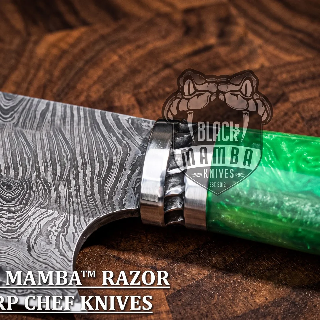 Fugu - Damascus Chef Knife, 13.5″ Overall - view 6