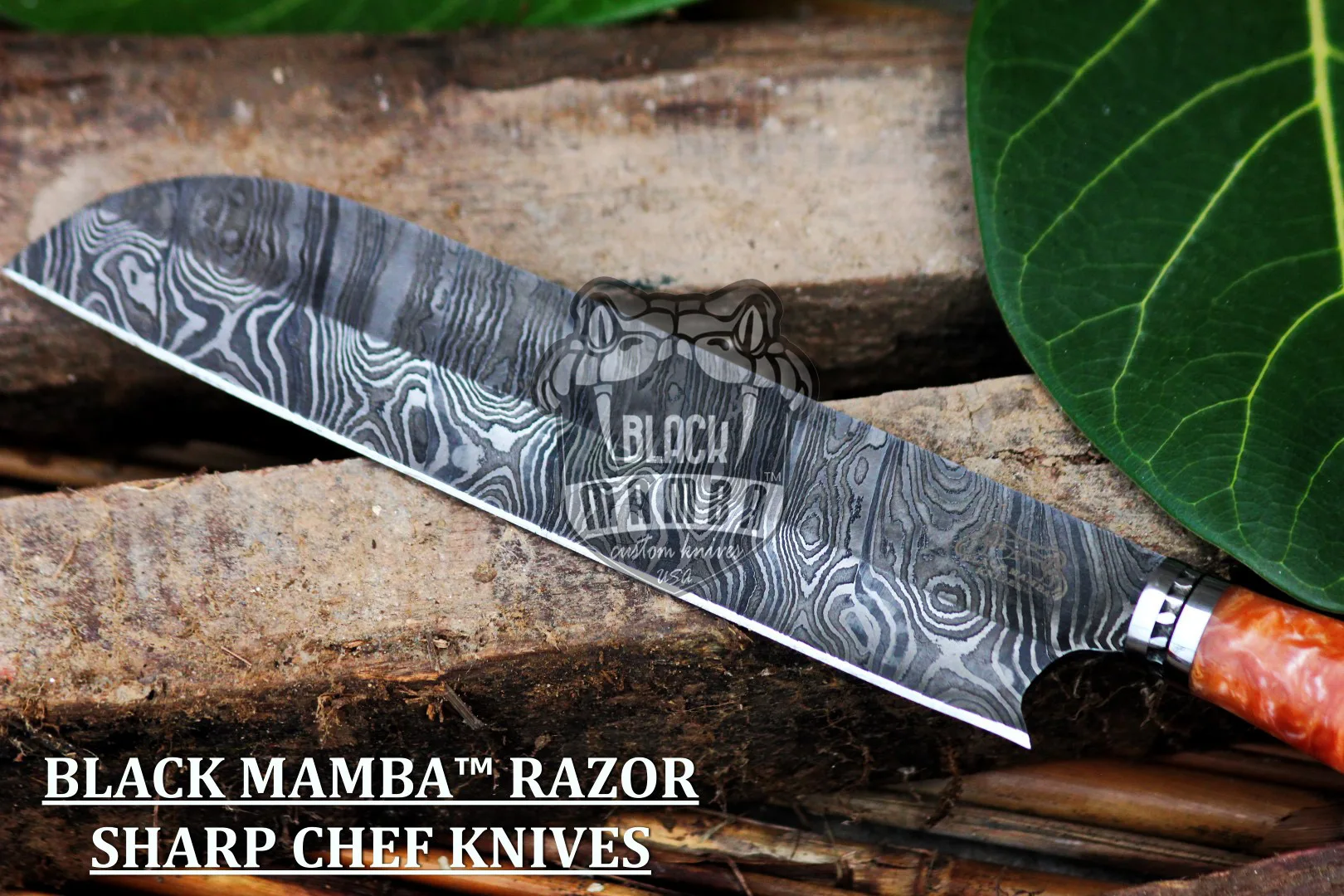 Molly - Damascus Chef Knife, 13.5″ Overall - view 2