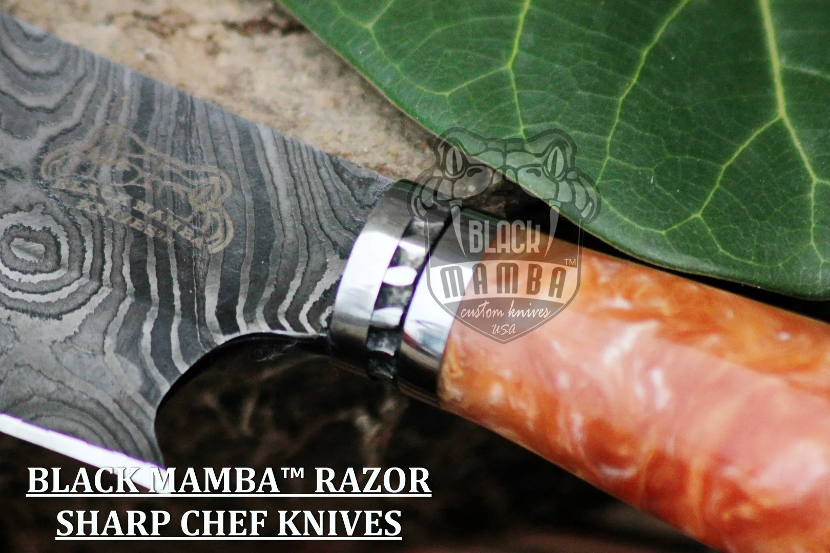 Molly - Damascus Chef Knife, 13.5″ Overall - view 4