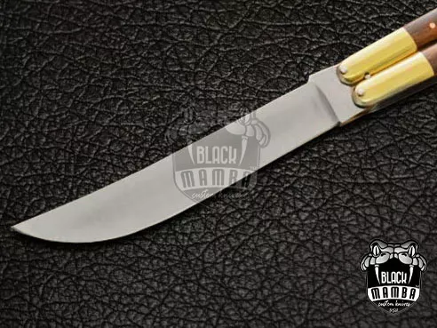 Filipino Balisong Butterfly Knife - Stainless Steel High Grains Rose Wood | BMK-447 - view 3