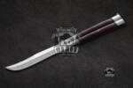 BMK-471 D2 tool steel Filipino Balisongs butterfly Stainless Steel high grains rose wood Inserts black Mamba knives world class knives