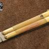 BMK-430 High Carbon Steel Filipino Balisongs butterfly Brass with Bone Inserts black Mamba knives world class Knives - Image 4