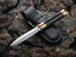 High Carbon Steel Filipino Balisongs Butterfly Razor Sharp Knife with Rose Wood Black Mamba Knives World Class Knives | BMK-407