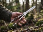 High Carbon Steel Filipino Balisongs Butterfly Brass with Stainless Steel with Philippine Deer Horn Inserts Inserts Black Mamba Knives World Class Knives | BMK-630