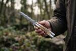High Carbon Steel Filipino Balisongs Butterfly Brass with Stainless Steel with Jigged Bone with Rose Wood Black Mamba Knives World Class Knives | BMK-589