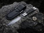 High Carbon Steel Filipino Balisongs Butterfly Stainless Steel with Ram Horn Black Mamba Knives World Class Knives | BMK-607