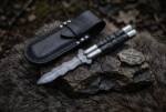 High Carbon Steel Filipino Balisongs Butterfly Brass with Stainless Steel with Ram Horn Inserts Black Mamba Knives World Class Knives | BMK-588
