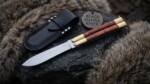 High Carbon Steel Filipino Balisongs Butterfly Stainless Steel with Walnut Burl Wood Inserts Black Mamba Knives World Class Knives | BMK-446