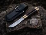 High Carbon Steel Filipino Balisongs Butterfly Brass with Ebony Wood Inserts Black Mamba Knives World Class Knives | BMK-569