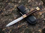High Carbon Steel Filipino Balisongs Butterfly Brass with Ebony Wood Inserts Black Mamba Knives World Class Knives | BMK-609