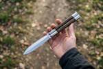 D2 Tool Steel Filipino Balisongs Butterfly Stainless Steel Walnut Burl Wood Inserts Black Mamba Knives World Class Knives | BMK-472