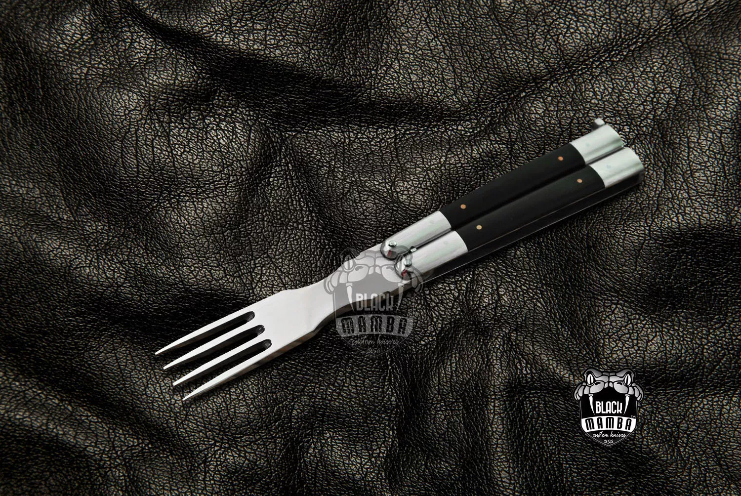 Filipino Balisong Butterfly Knife - Ebony Wood
