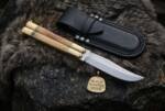 High Carbon Steel Filipino Balisongs Butterfly Brass with Bone Inserts Black Mamba Knives World Class Knives | BMK-430
