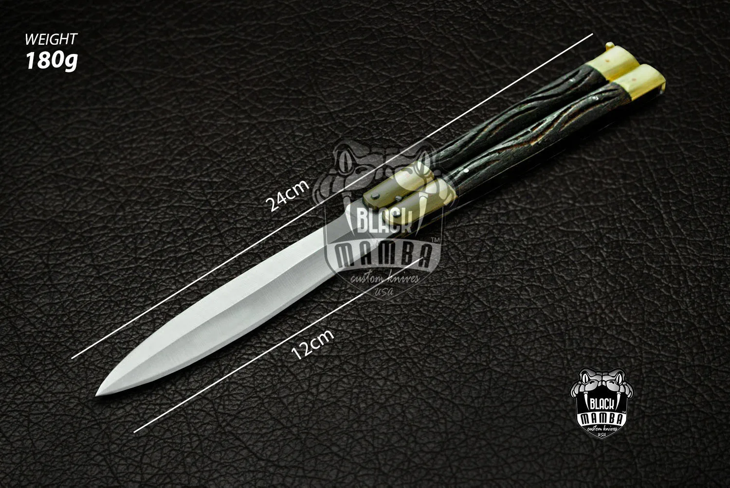 Filipino Balisong Butterfly Knife - Rose Wood - view 3