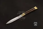 Filipino Balisong Butterfly Knife - Brass & Ebony Wood | BMK-422