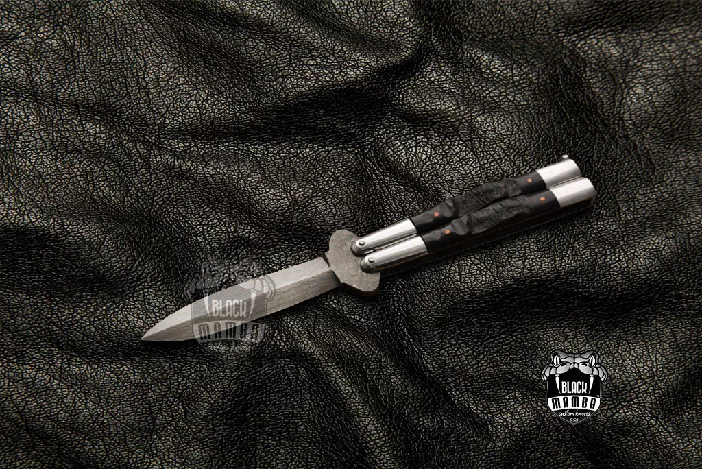 Filipino Balisong Butterfly Knife - Stainless Steel & Ram Horn | BMK-426