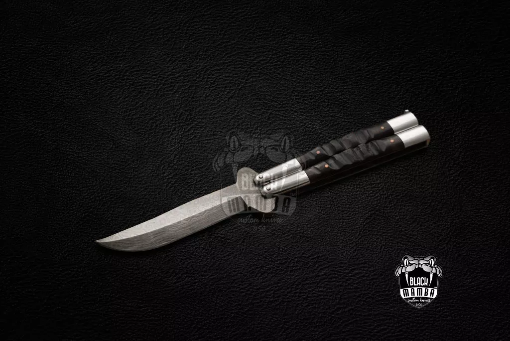 Filipino Balisong Butterfly Knife - Stainless Steel & Ram Horn
