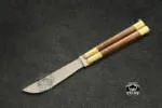 Filipino Balisong Butterfly Knife - Brass & Chico Wood
