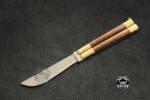 BMK-429 High Carbon Steel Filipino Balisongs butterfly Brass with High grains rose wood or walnut burl wood insert black Mamba knives world class Knives