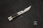 BMK-607 High Carbon Steel Filipino Balisongs butterfly Stainless Steel with ram Horn Inserts black Mamba knives world class Knives