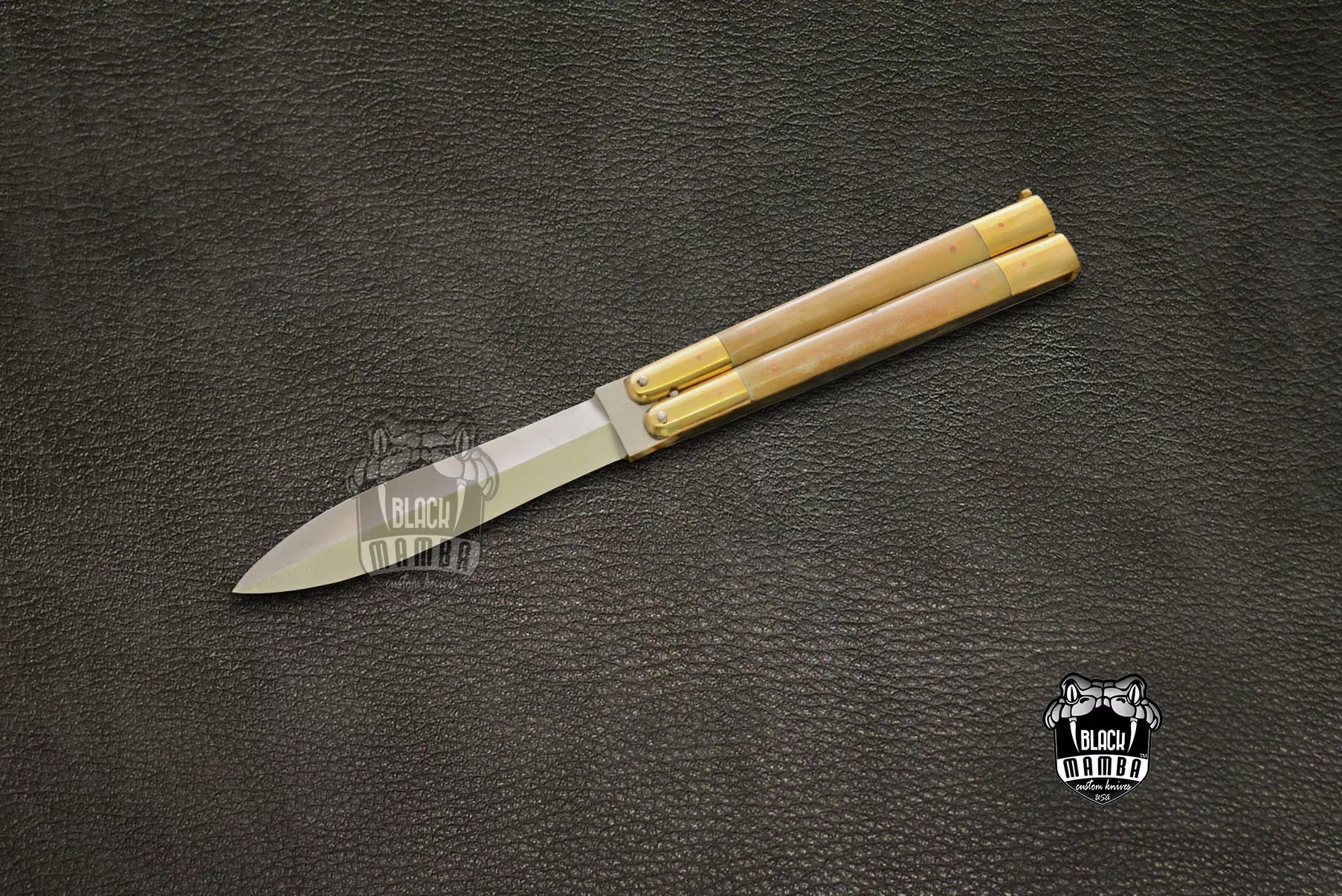 Filipino Balisong Butterfly Knife - Stainless Steel Dye Bone | BMK-450