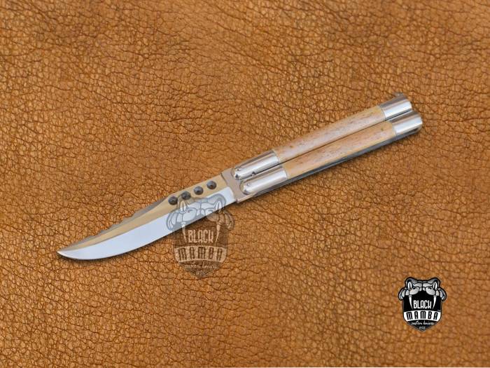 BMK-455 D2 tool steel Filipino Balisongs butterfly Stainless Steel dye bone Inserts black Mamba knives world class knives