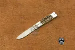 Filipino Balisong Butterfly Knife - D2 Tool Steel Filipino Balisongs Butterfly Stainless Steel Brass & Deer Horn