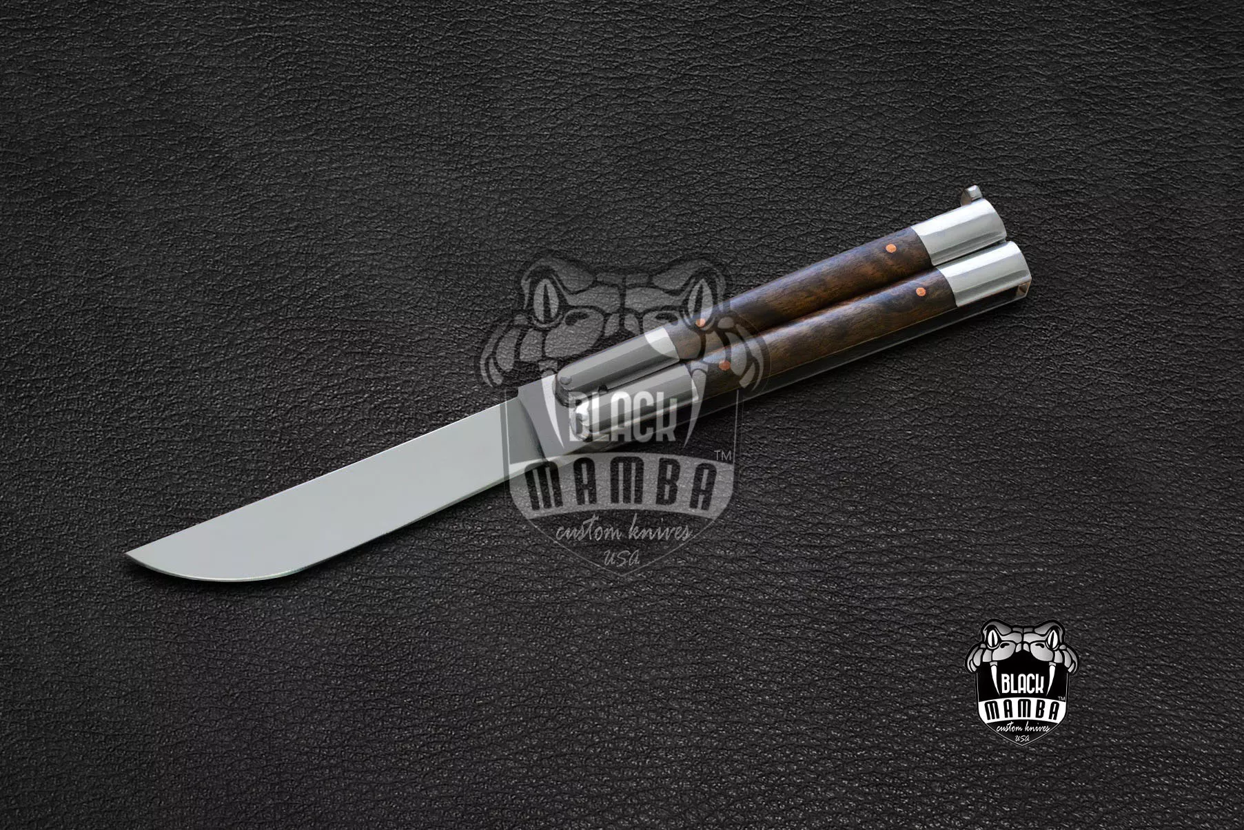 D2 Steel Balisong Butterfly Knife – Stainless Steel & Ram Horn Handle | BMK-461