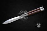 BMK-470 D2 tool steel Filipino Balisongs butterfly Stainless Steel walnut burl wood Inserts black Mamba knives world class knives