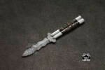 BMK-588 High Carbon Steel Filipino Balisongs butterfly Brass with  Stainless Steel with ram Horn Inserts black Mamba knives world class Knives