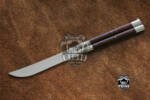 BMK-468 D2 tool steel Filipino Balisongs butterfly Stainless Steel walnut burl wood Inserts black Mamba knives world class knives