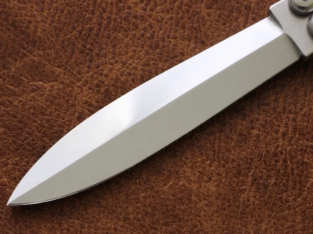 D2 Tool Steel Filipino Balisongs Butterfly Stainless Steel Walnut Burl Wood Inserts Black Mamba Knives World Class Knives | BMK-472 - Image 4