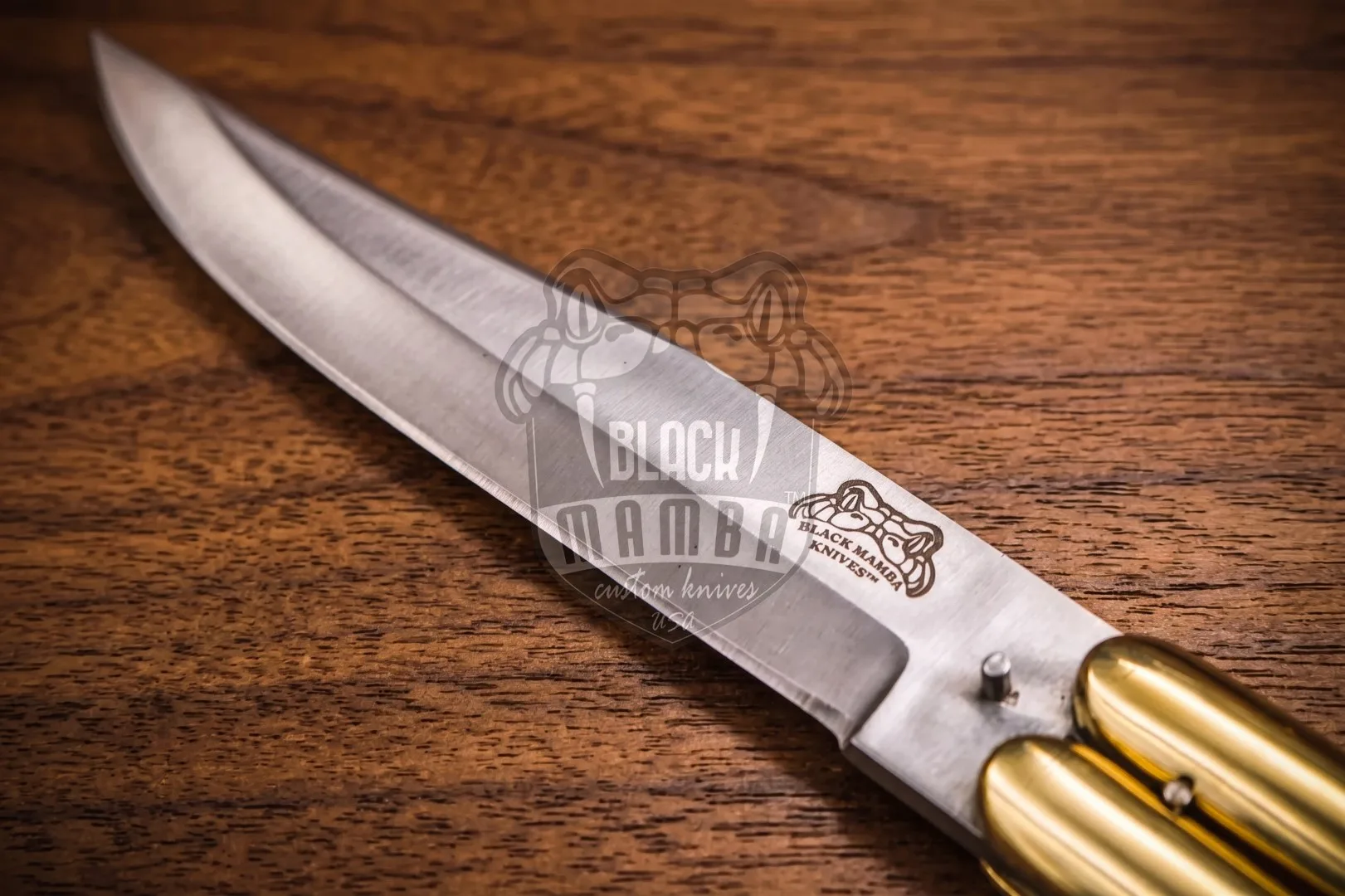 D2 Steel Balisong Butterfly Knife – Dye Bone Handle | BMK-481 - view 3