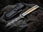 High Carbon Steel Filipino Balisongs Butterfly Brass with Stainless Steel with Bone with Walnut Burl Wood Black Mamba Knives World Class Knives | BMK-581