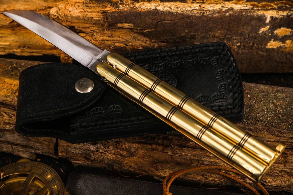 BMK-611 High Carbon Steel Filipino Balisongs butterfly Brass Handle Knife, black Mamba knives world class Knives - Image 12