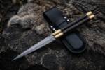 High Carbon Steel Filipino Balisongs Butterfly Brass with Rose Wood Inserts Black Mamba Knives World Class Knives | BMK-610
